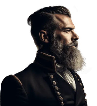 Distinguished beard